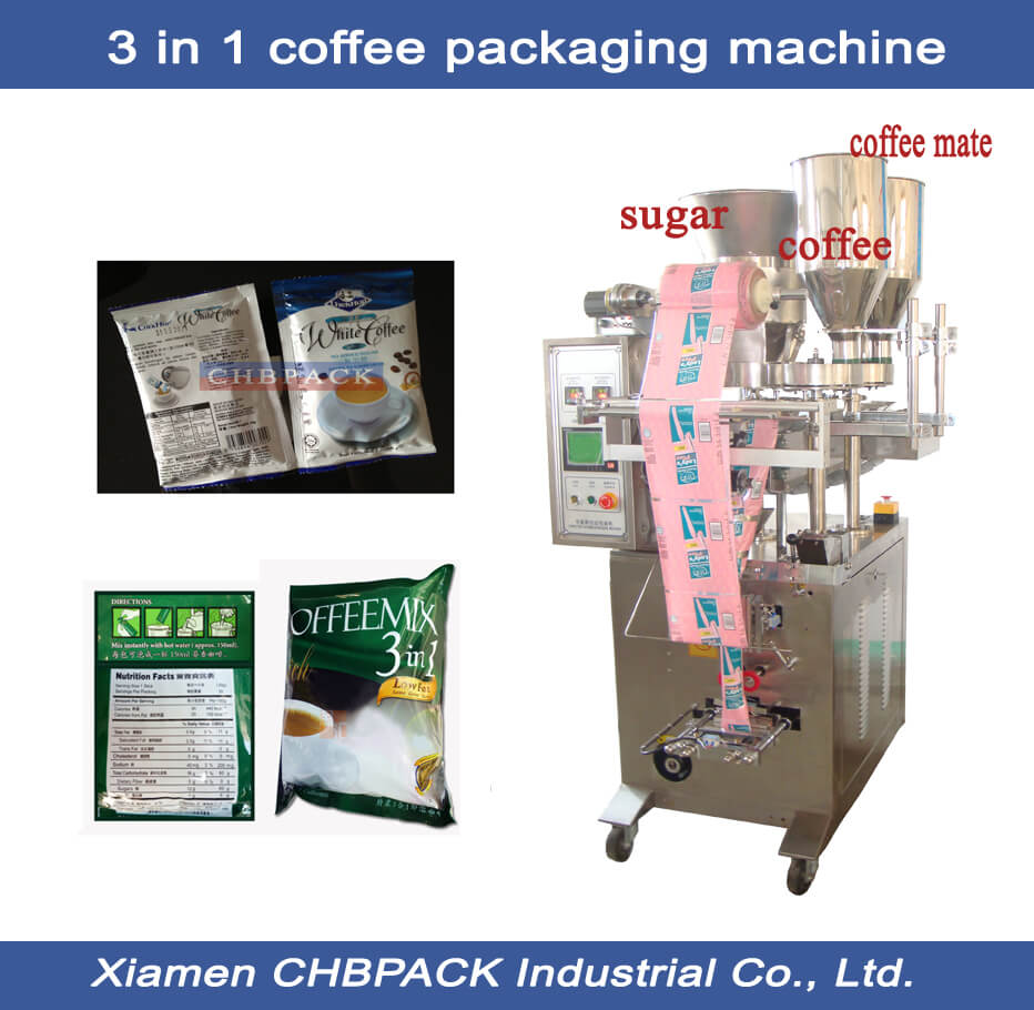 3 in 1 coffee packaging machine & filling machine,Automatic coffee